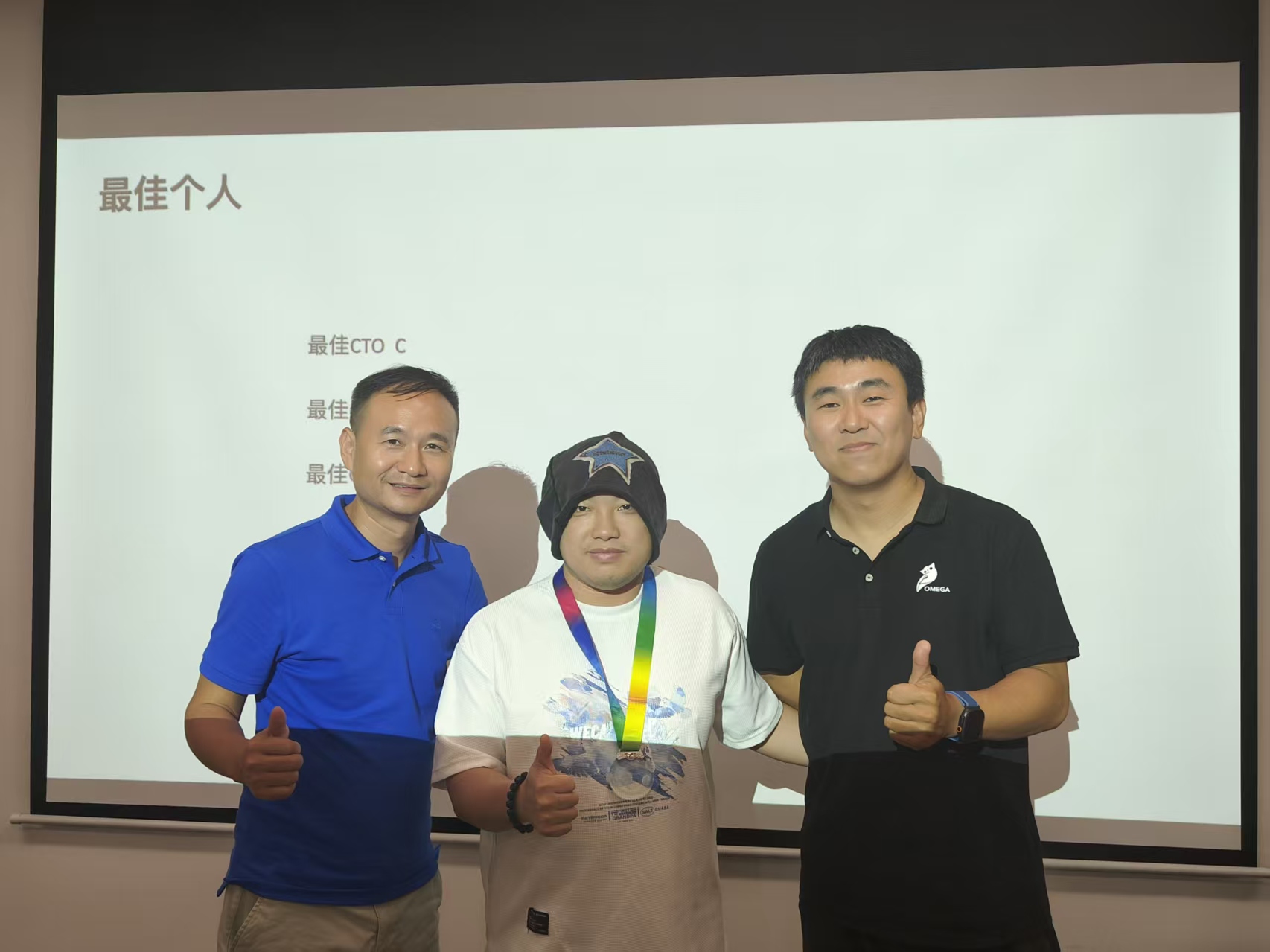 获奖者合影